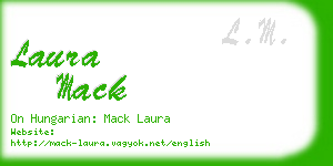 laura mack business card